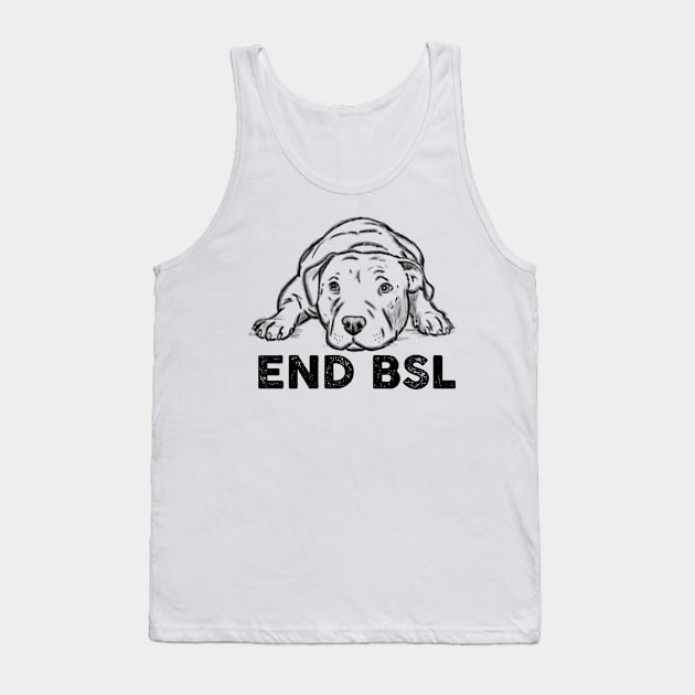 END BSL Pitbull Tank Top by sockdogs